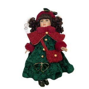 Vintage Collectors Choice Porcelain Doll. Christmas Collectors Choice.